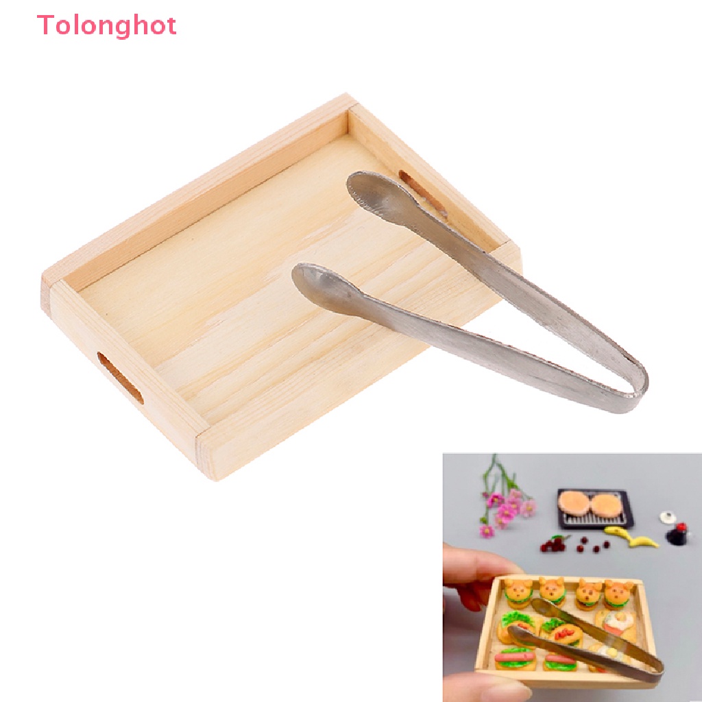 Bộ 2 Khay Đựng Đồ Dùng 1: 12 Độc Đáo Trang Trí Nhà Búp Bê