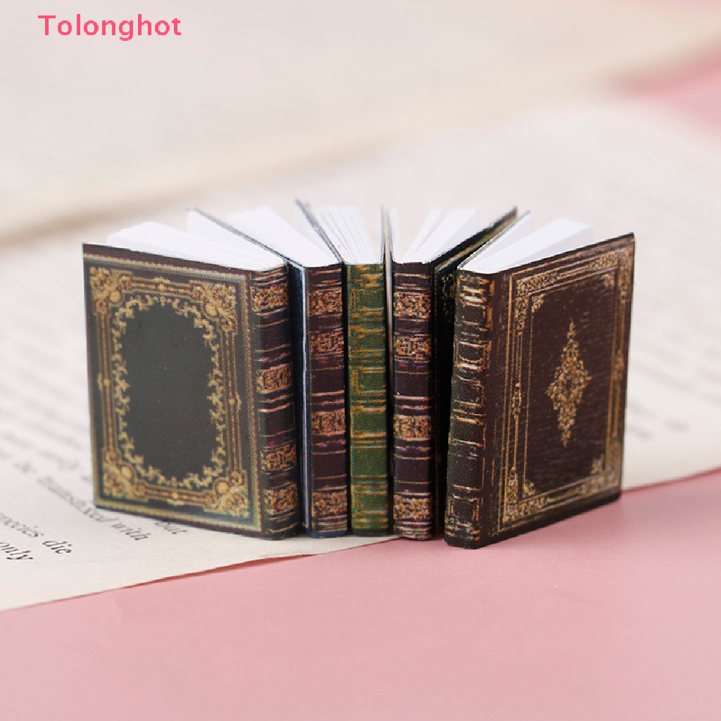 Bộ 3 Cuốn Sách Mini Tỷ Lệ 1: 12 Dùng Trang Trí Nhà Búp Bê