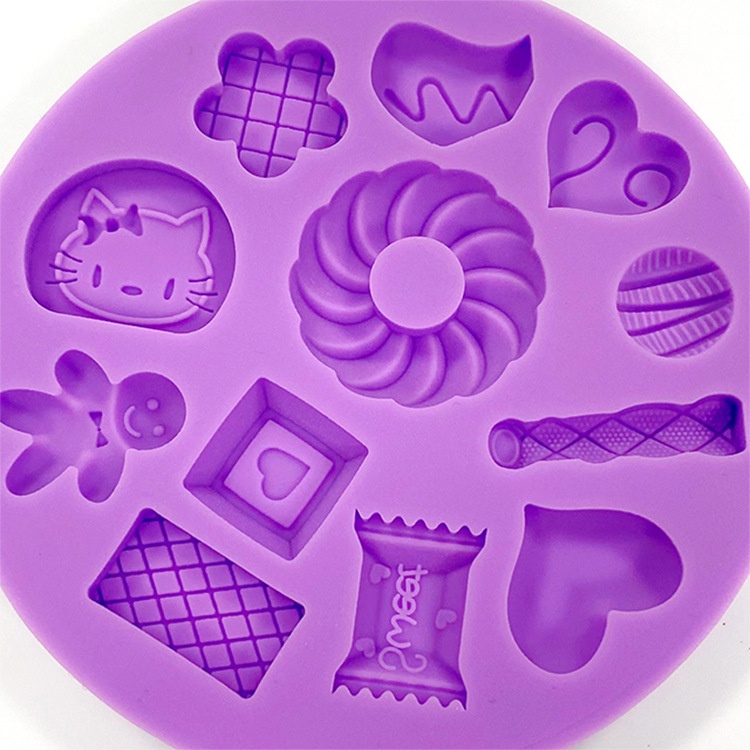 Khuôn Silicone Làm Bánh Hình Trái Tim