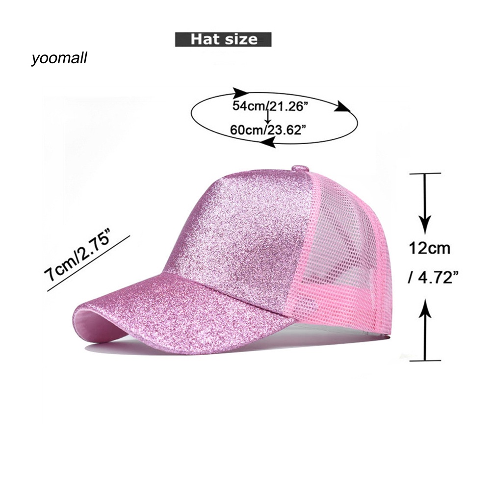 Mũ Lưỡi Trai Phối Lưới Chống Tia UV Có Thể Điều Chỉnh Thời Trang Mùa Hè Cho Nữ