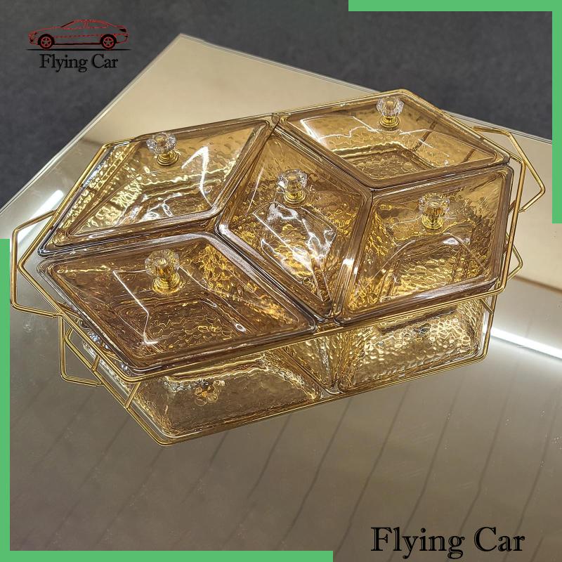 Đĩa Thủy Tinh Đựng Thức Ăn Vặt Đơn Giản Cho Phòng Khách / Tiệc Tùng Lzdjfmy2