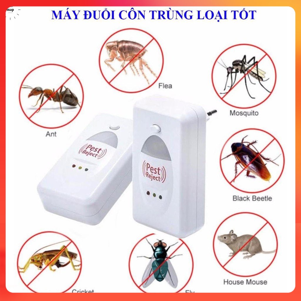 🔶 Máy đuổi côn trùng Pest Reject - Thiết bị đuổi chuột, gián, muỗi
