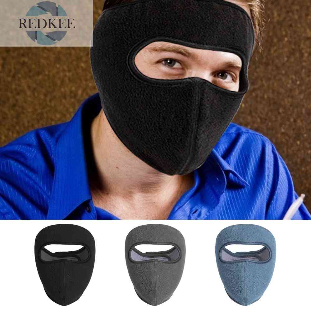 Mặt Nạ Che Phủ Toàn Diện Chống Gió Bằng Lông Cừu Dùng Ngoài Trời Vào Mùa