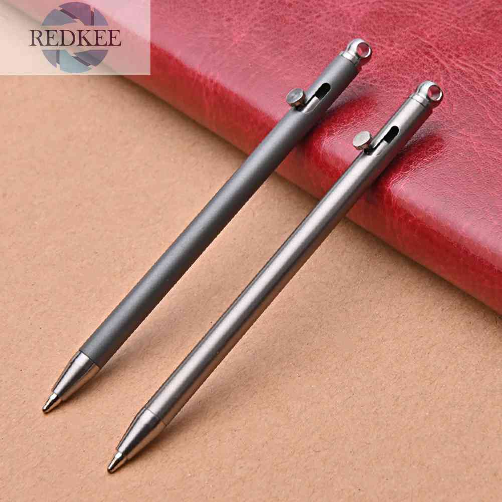 Bút Ký Tên Mini Bằng Kim Loại Titan Dành Cho Cắm Trại Ngoài Trời