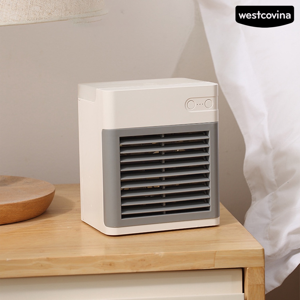 W🅢Quạt Phun Sương Làm Mát Không Khí Dung Tích Lớn 2 Màu Tùy Chọn