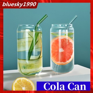 500ML Cốc thuỷ tinh chịu nhiệt hình lon coca dễ thương - Uống cafe, trà, nước ép, decor
