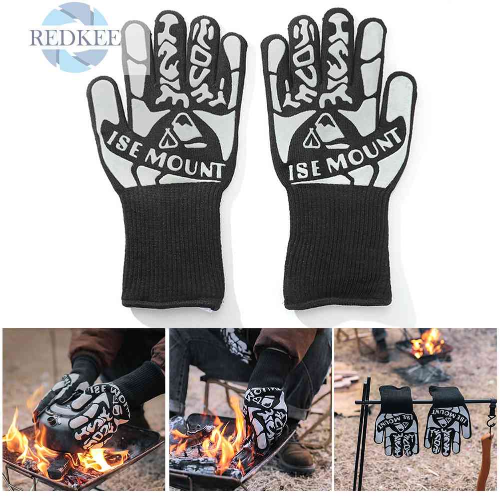 Găng Tay Bảo Vệ Chống Bỏng Mềm Mại Thoải Mái Dùng Khi Đi Cắm Trại