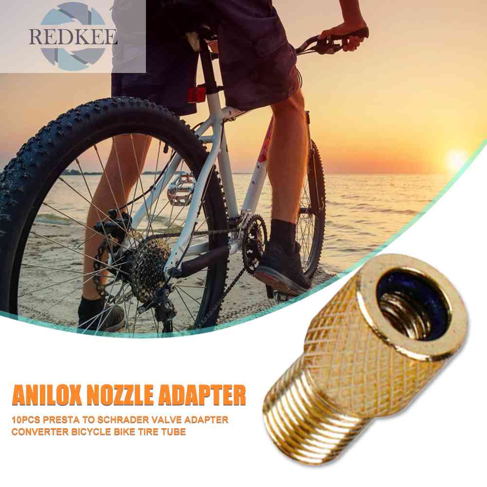Set 10 Đầu Nối Van Bơm Hơi Xe Đạp