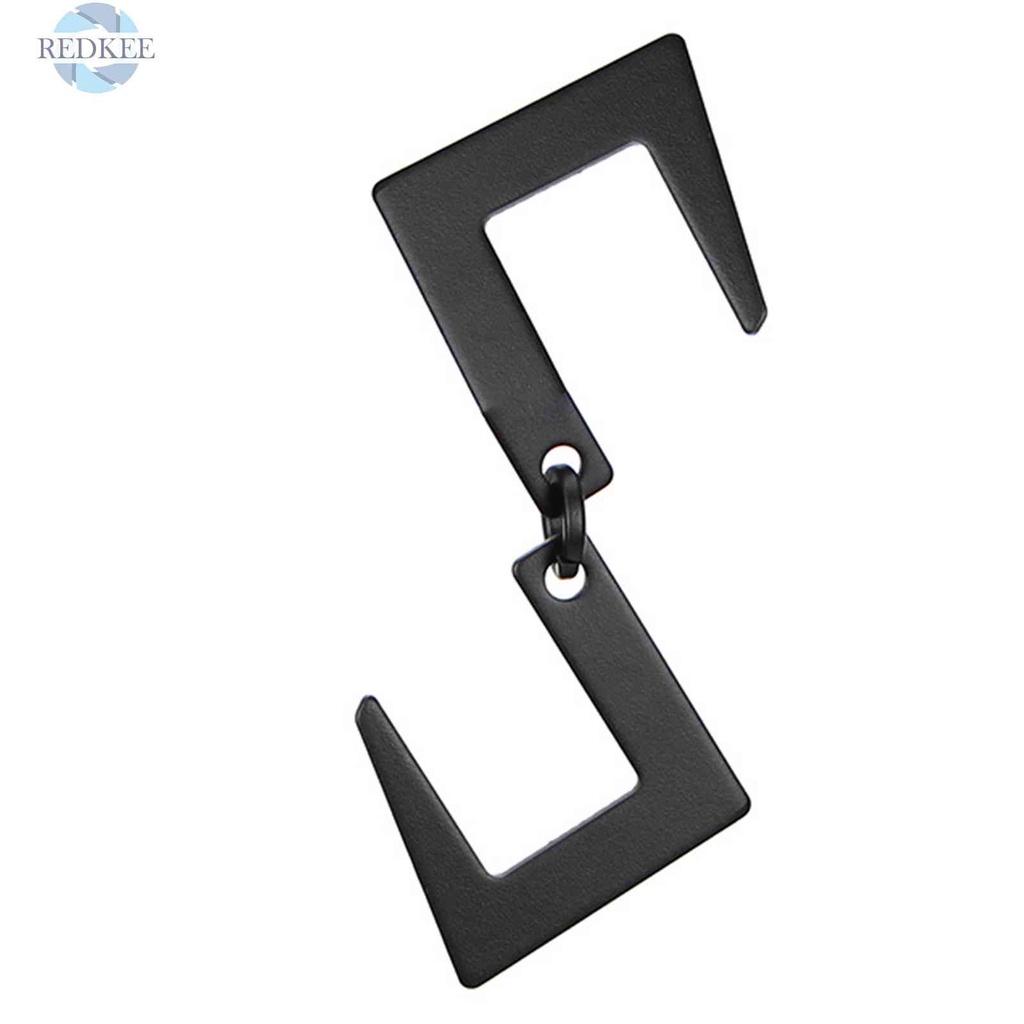 Móc Treo Đồ Hình Chữ S Bằng Kim Loại Tiện Dụng Cho Cắm Trại Leo Núi