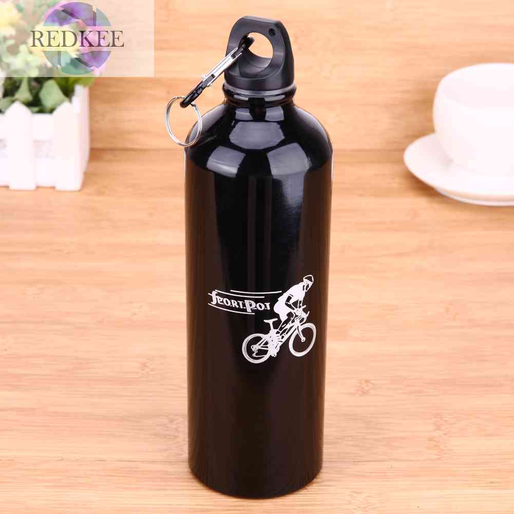 1 Bình Nước Cách Nhiệt Bằng Thép Không Gỉ 750ML Màu Đen