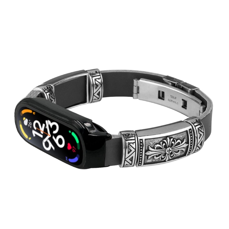 Set Dây Đeo Cổ Tay 7 / 7 NFC + Vỏ Thay Thế Chống Nước Chống Mồ Hôi Cho Đồng Hồ Thể Thao Mi-Band 7