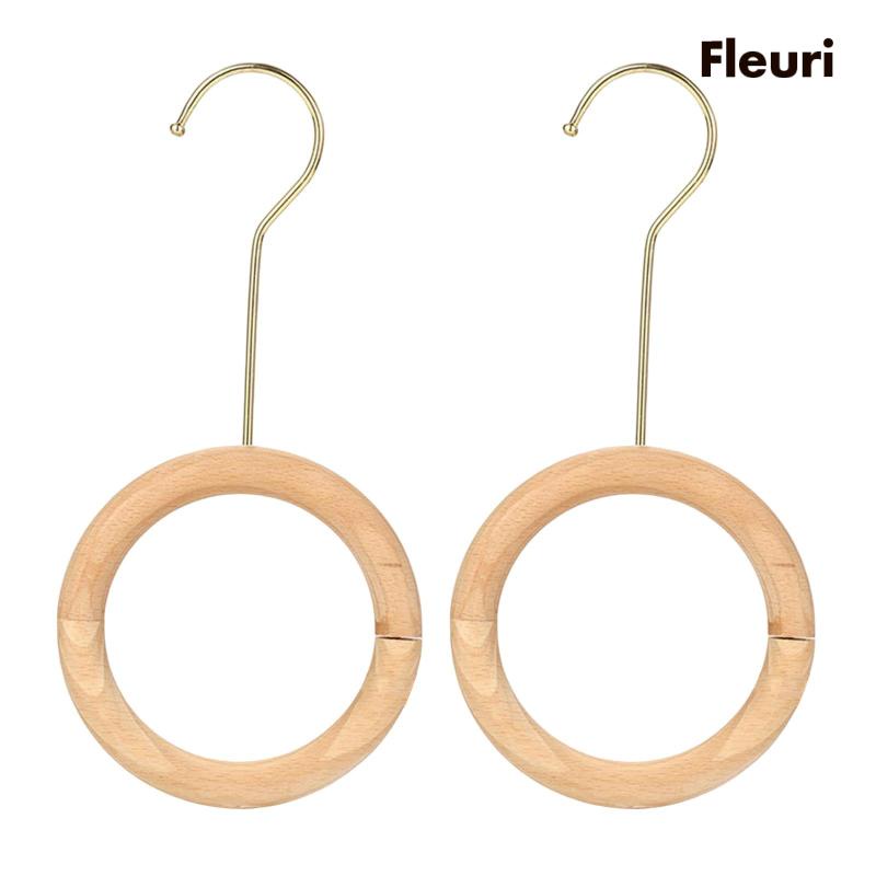 Giá Đỡ Cà Vạt / Thắt Lưng Bằng Gỗ Tiết Kiệm Không Gian Tiện Dụng