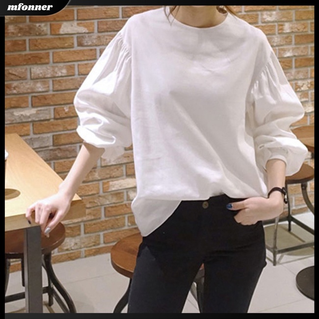 Áo Thun Tay XòE Cổ ThuyềN MàU SắC Đơn GiảN