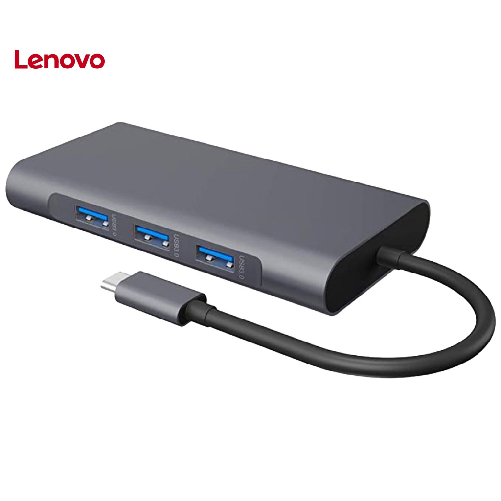 Bộ Chuyển Đổi Đọc Thẻ Sạc Nhanh 10 Trong 1 Type-C Sang VGA USB3.0 PD