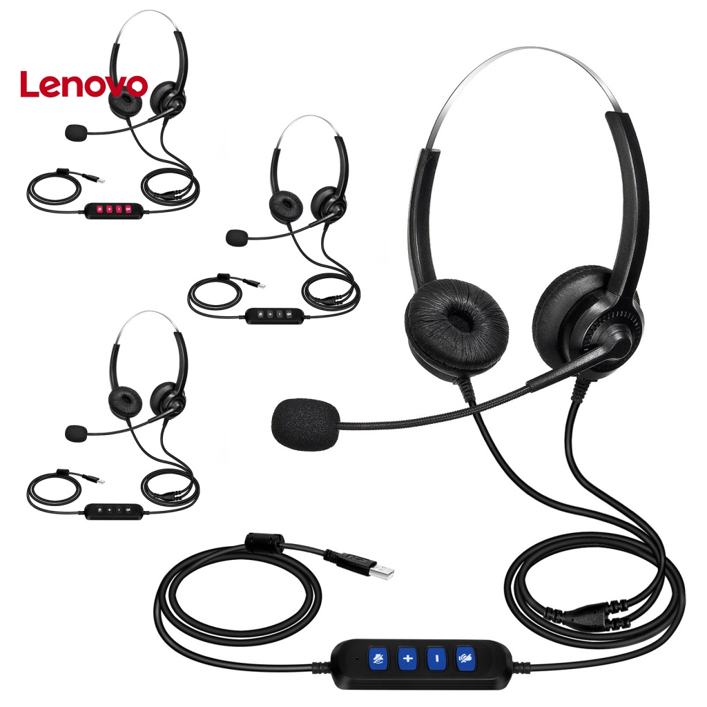 Tai Nghe Điện Thoại Di Động 300D Chống Ồn Thoáng Khí Kết Nối USB Kèm MIC Cho Xe Tải / Văn Phòng