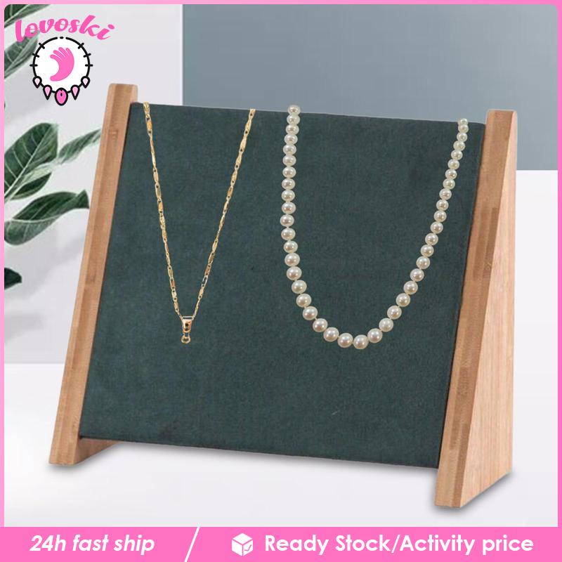 Giá Đỡ Trưng Bày Vòng cổ 10 Móc Bằng Gỗ