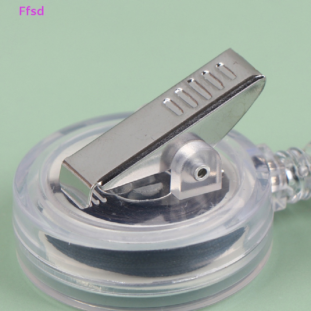 Kẹp ID / Huy Hiệu Y Tá Trong Suốt Xoay 360 Độ Tiện Dụng