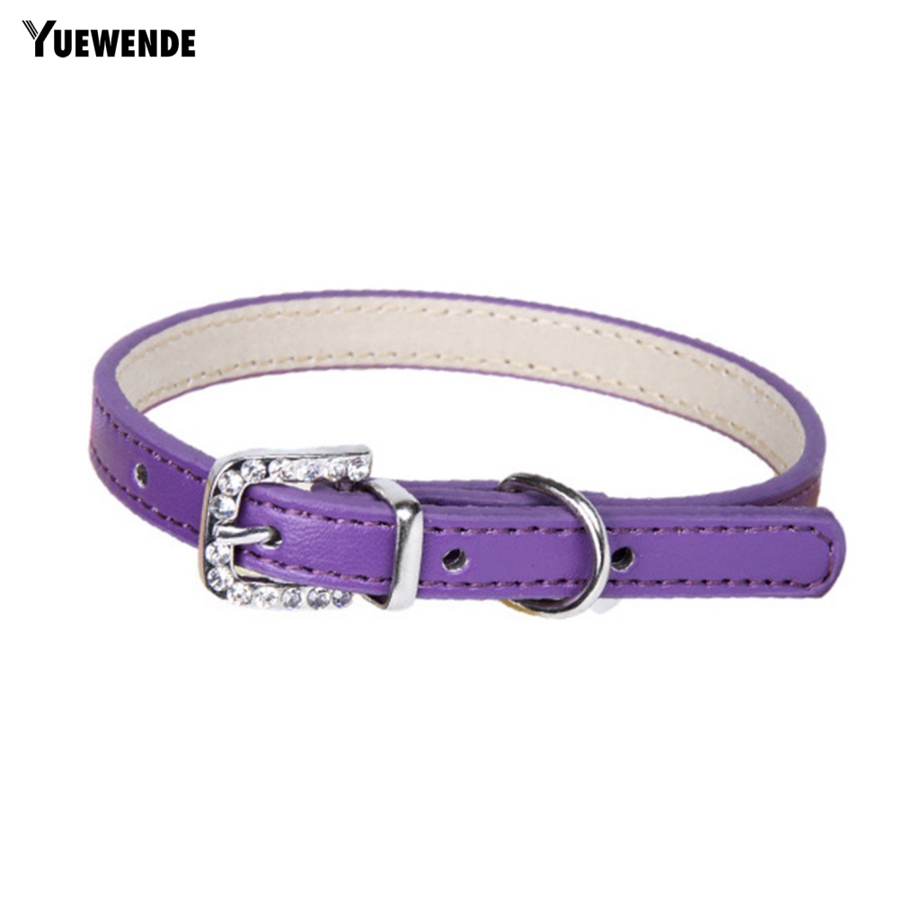 Vòng Cổ Giả Da Màu Trơn Dắt Thú Cưng Đi Dạo Màu Sắc