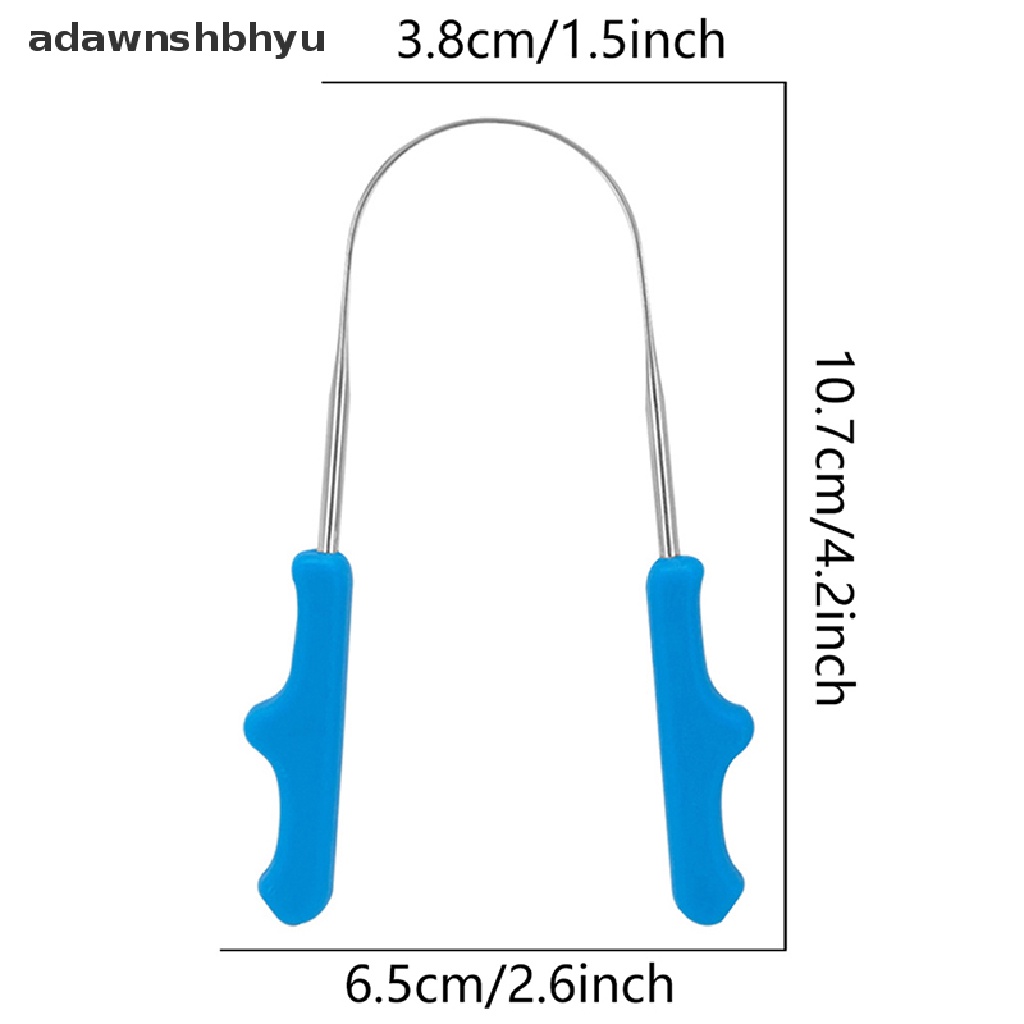 Dụng Cụ Nạo Lưỡi Bằng Thép Không Gỉ adawnshbhyu Vệ Sinh Răng Miệng