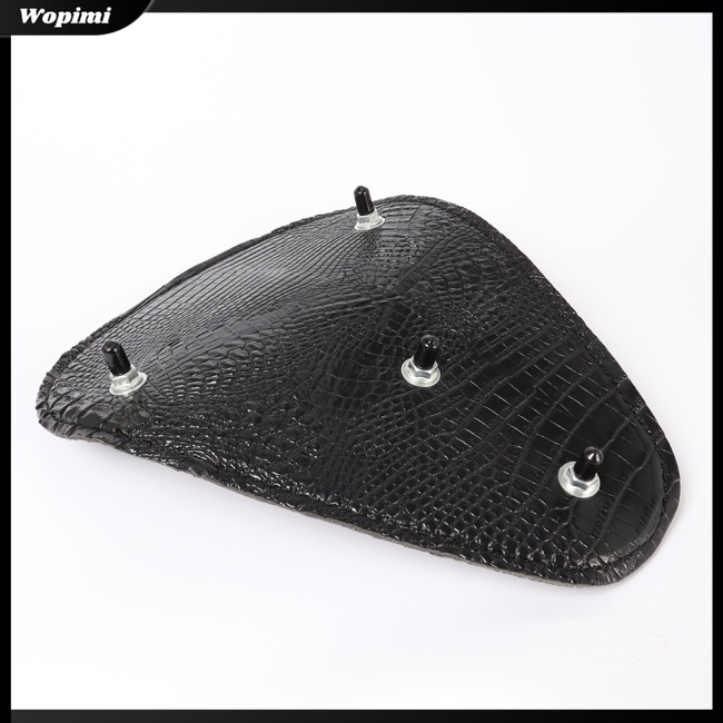 Mf Yên Da Cá Sấu Màu Đen Cho Chopper Bobber