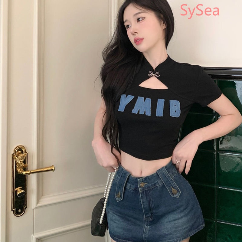 Áo Thun In Chữ Thời Trang Hè Năng Động Cho Nữ