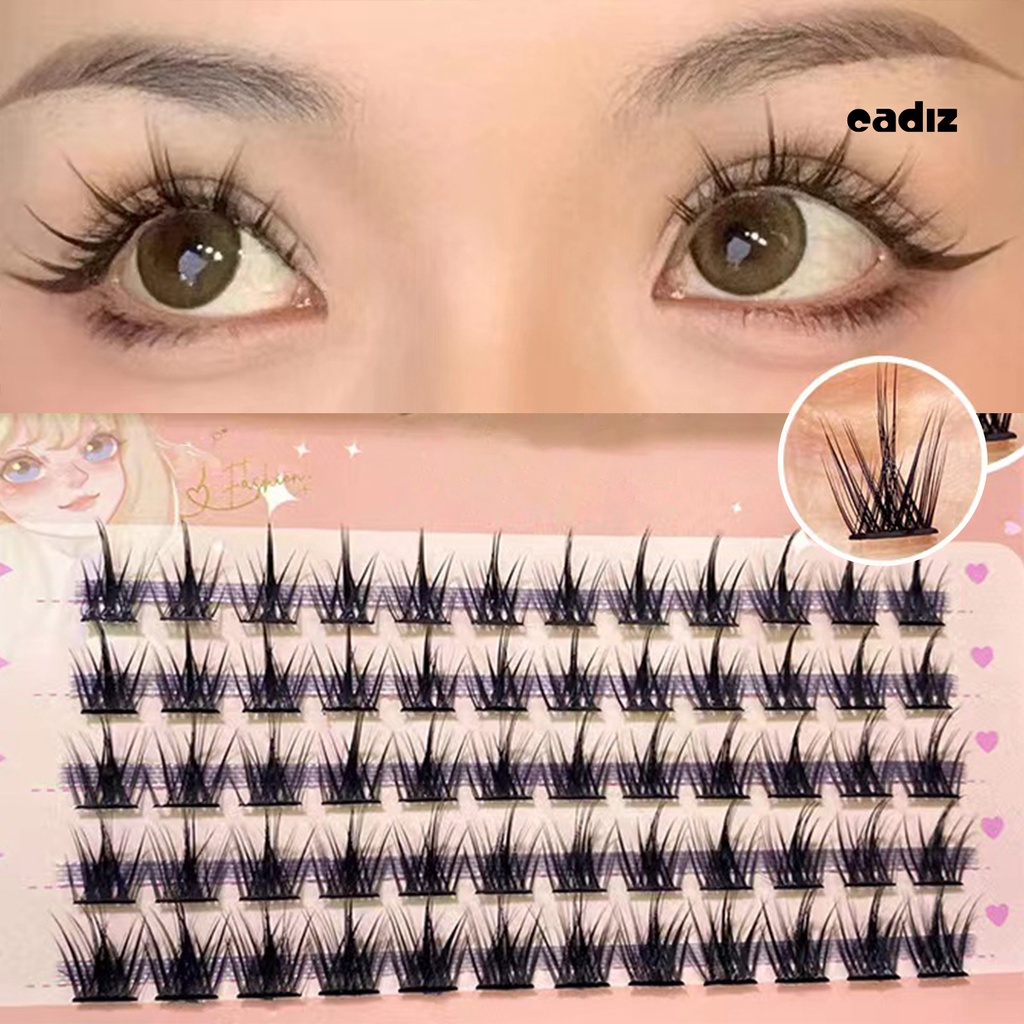 Set 36 / 60 Lông Mi Giả Xoăn Dày Tự Nhiên Hiệu Ứng 3D DIY