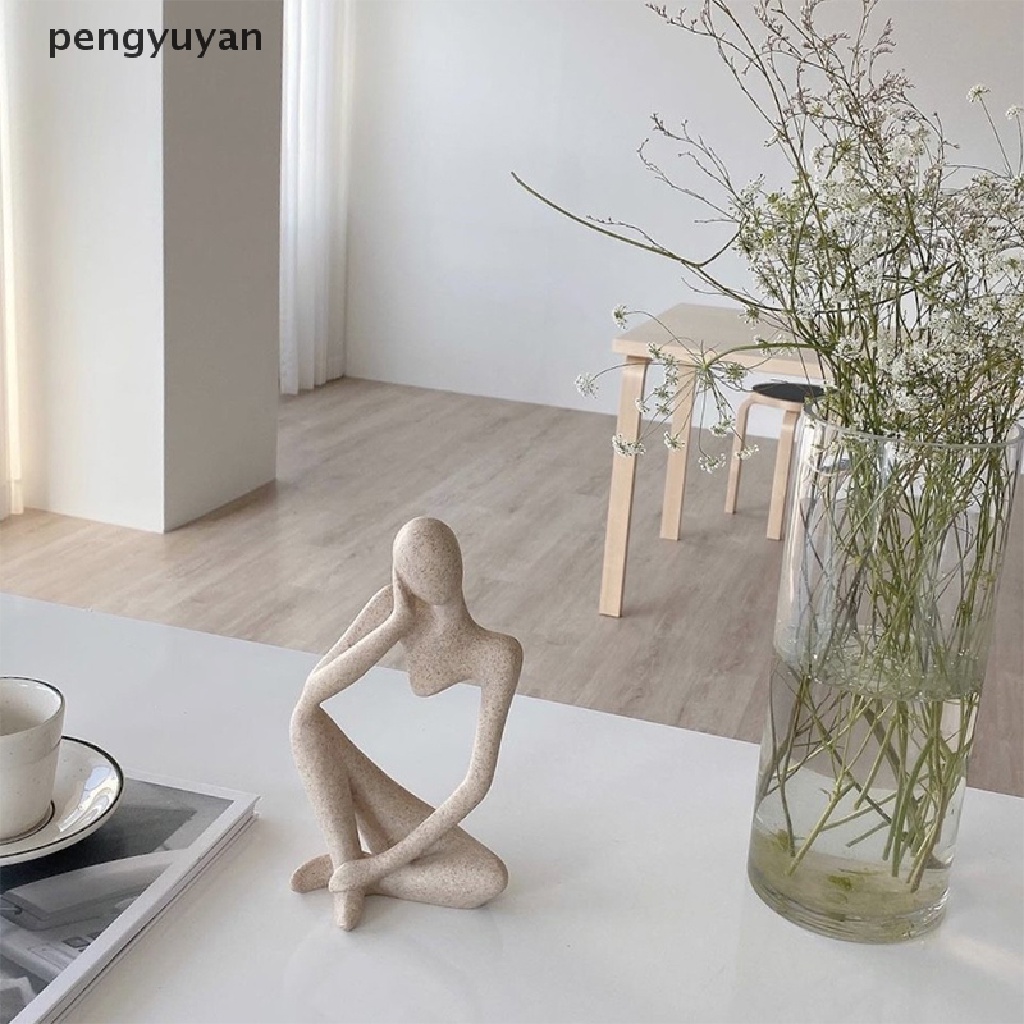 [pengyuyan] Tượng Điêu Khắc Thủ Công Hiện Đại Trang Trí Phòng Khách [Mới]