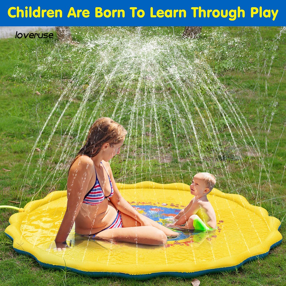 Thảm Bơm Hơi Phun Nước Chơi Ngoài Trời Cho Trẻ Em