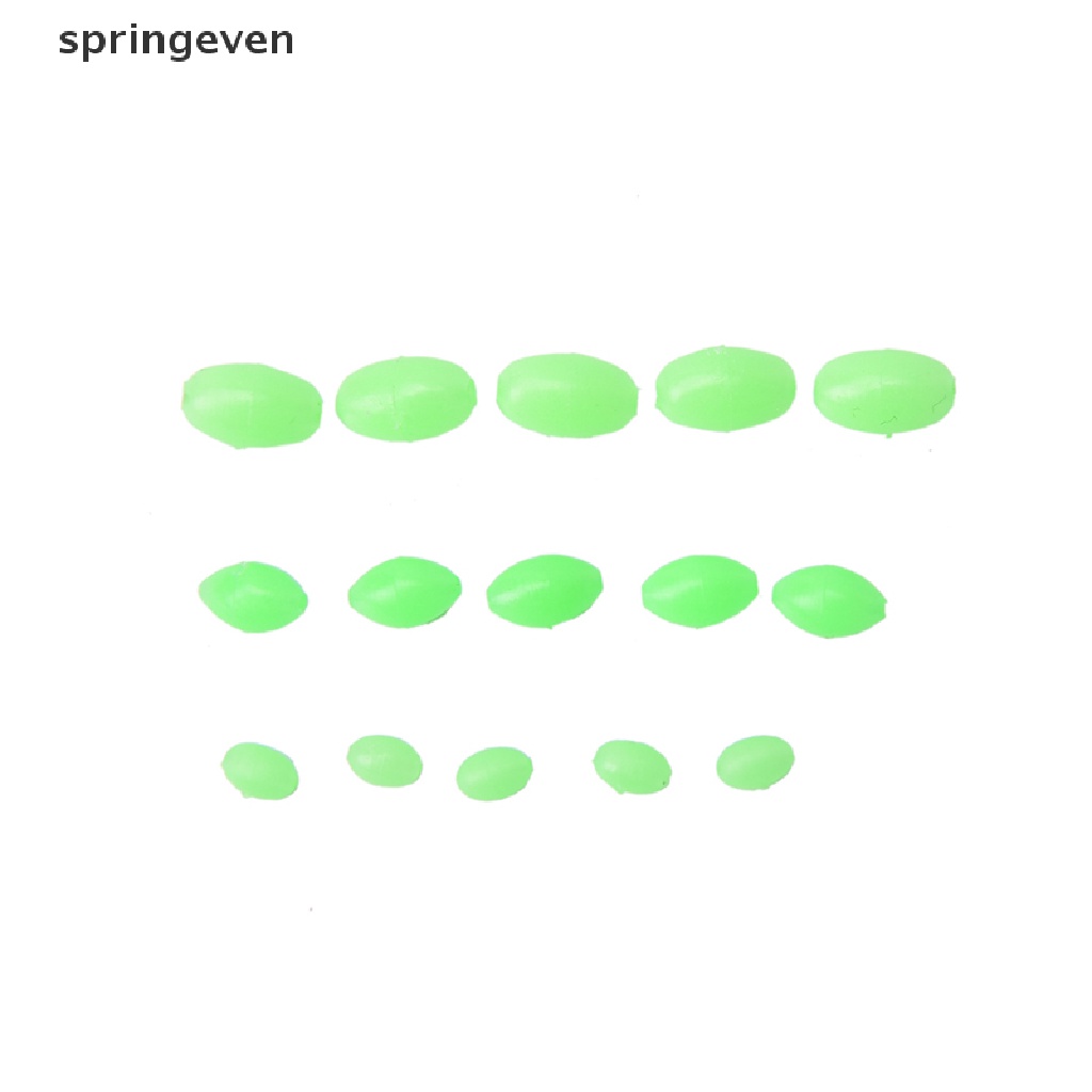 Set 100 Hạt Phát Sáng Hình Oval 5mm / 8mm / 10mm