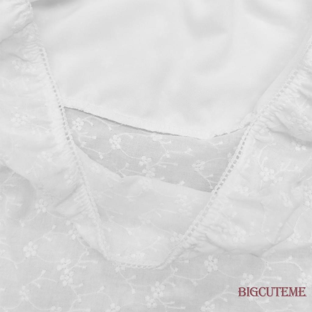 [] Áo Ống Ren Hoa Cổ Thuyền Hở Lưng Mùa Hè Màu Trắng Cho Nữ