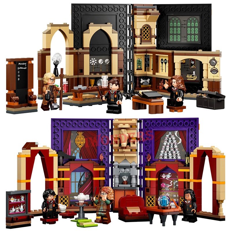 Đồ Chơi Lắp Ráp Quyển Sách Gryffindor Slytherin Ravenclaw Hufflepuff House 2023
