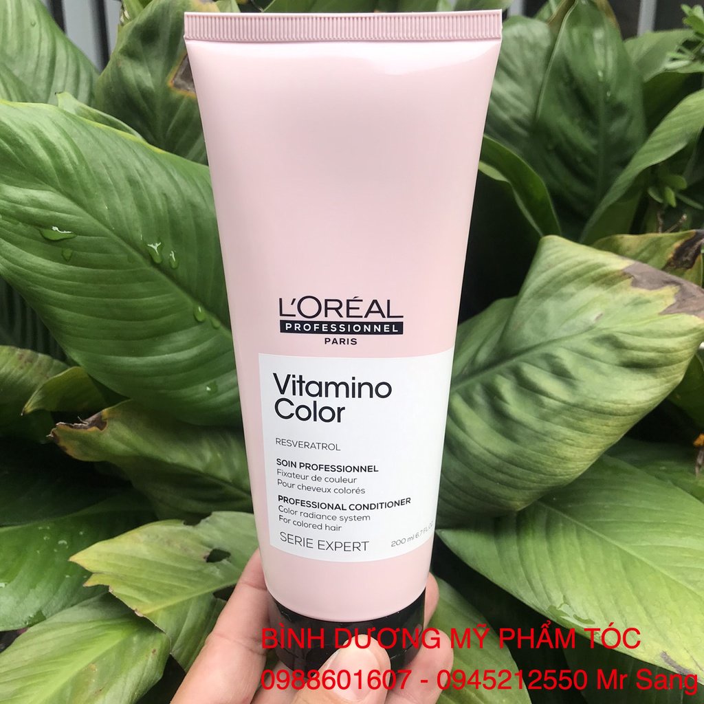 Dầu xả dành cho tóc nhuộm L’Oréal Vitamino Color Conditioner 200ml (2026)