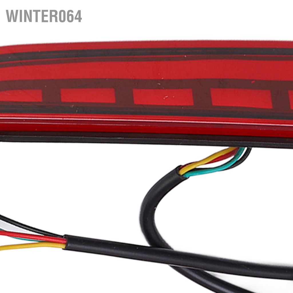 Winter064 Đèn LED cản sau báo rẽ động màu đỏ IP67 Thay thế chống nước cho Fit 2020