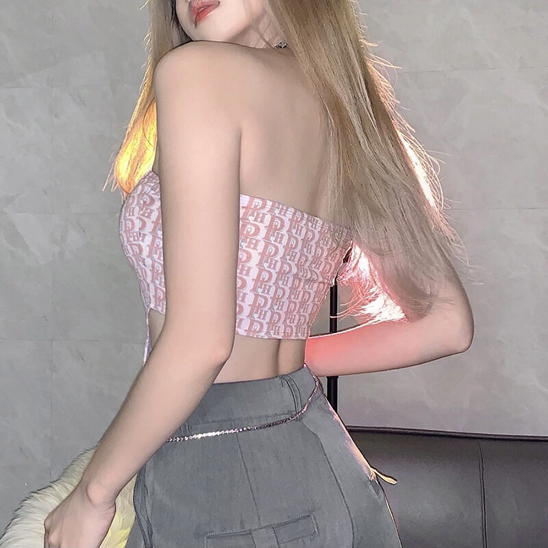 Weird Puss Áo Thun Tay Dài Dáng Ngắn Ôm Sát Quyến Rũ Dễ Phối Đồ Hợp Thời Trang Cho Nữ