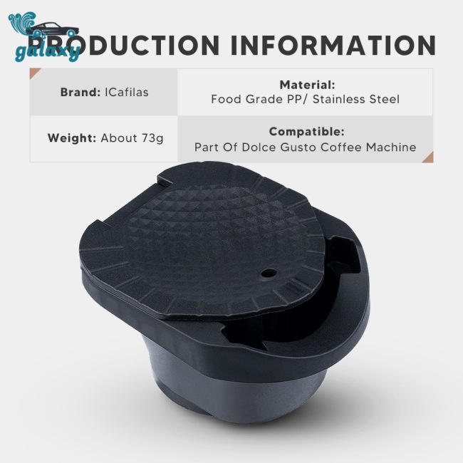 Galaxy Cốc Lọc Cà Phê Bằng Thép Không Gỉ Sử Dụng Một Lần