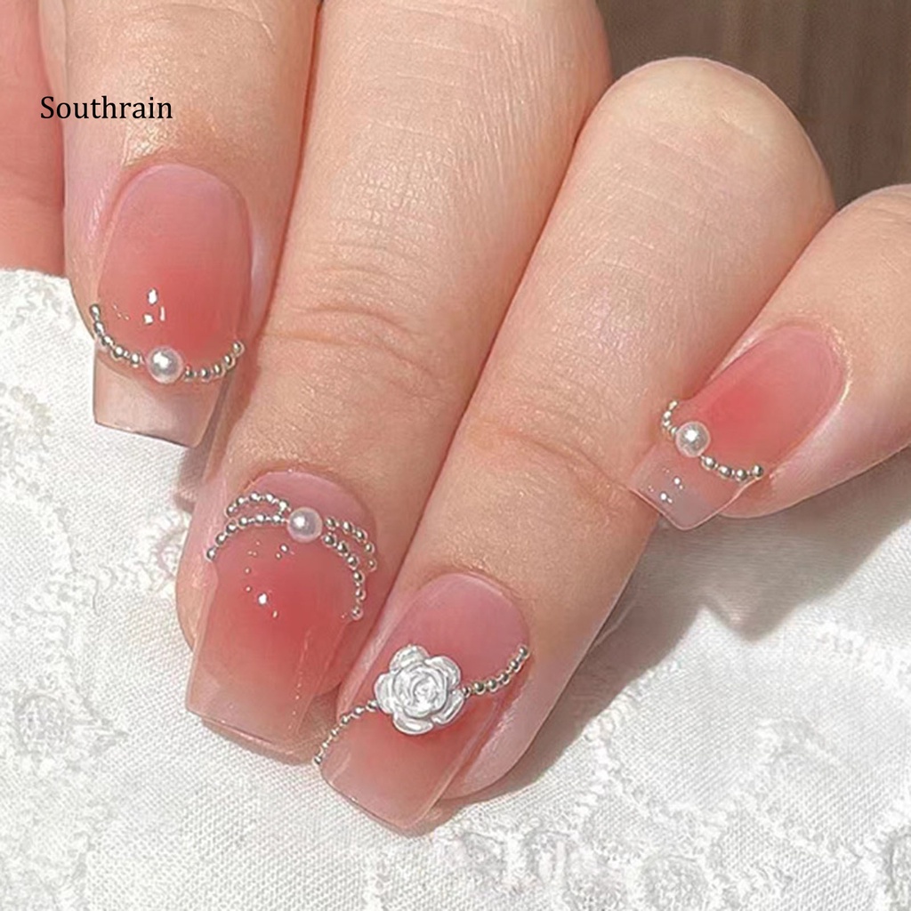 1 Hộp Hạt Thép Ba Chiều Mini Lấp Lánh Không Xốp Dùng Trang Trí Móng Nghệ Thuật DIY