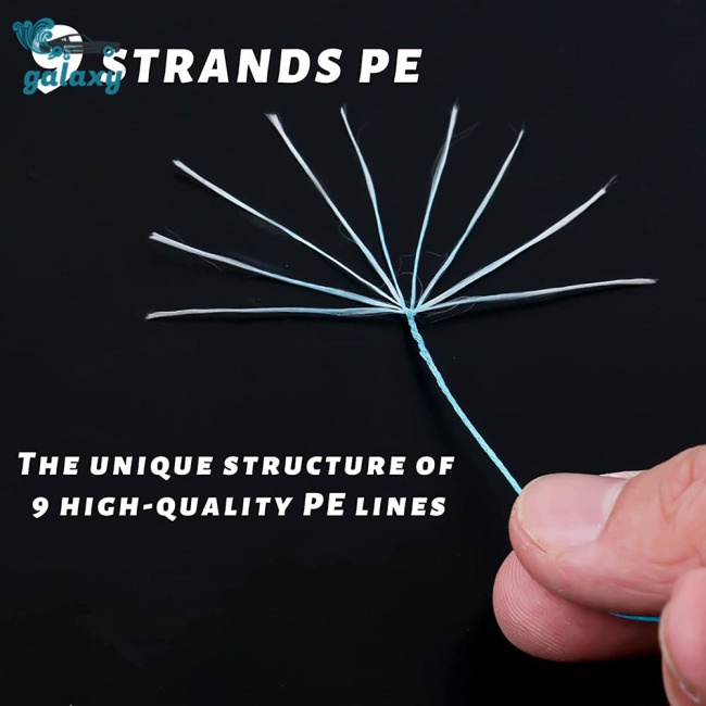 Galaxy Cuộn Dây Câu Cá 9 Sợi 500m Chất Lượng Cao