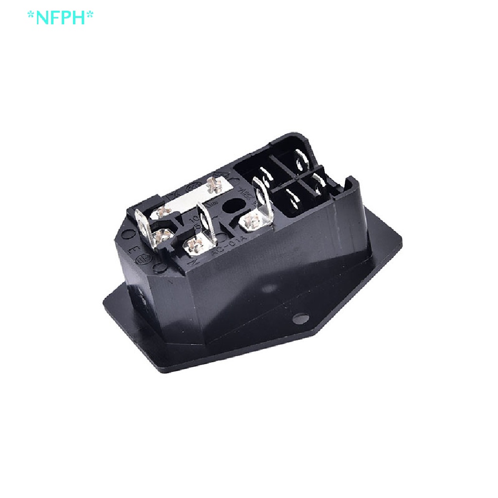 Ổ Cắm Cầu Chì 3Pin iec320 c14 10A 250V Mới