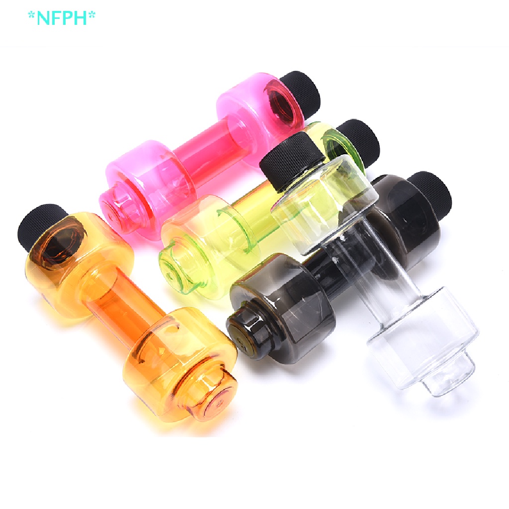 Bình Nước Hình Quả Tạ 550ml Chống Rò Rỉ Tiện Dụng Mới