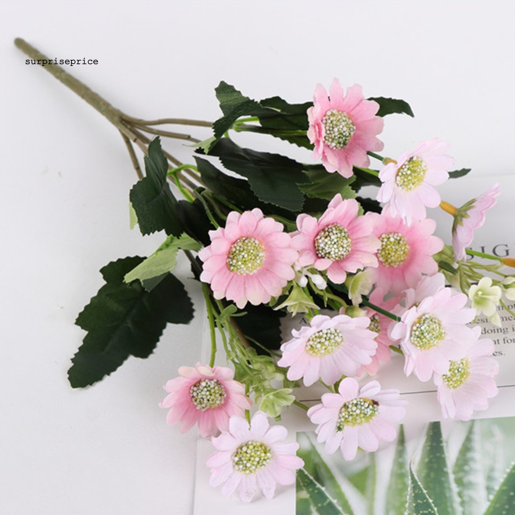 1 Bông Hoa Cúc Nhân Tạo Dùng Cho Trang Trí Tiệc Cưới