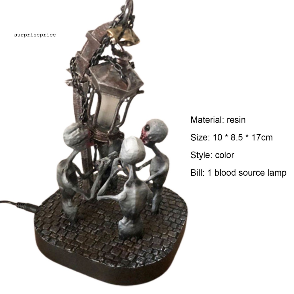 Đèn LED Để Bàn Hình Đầu Lâu Điêu Khắc Độc Đáo