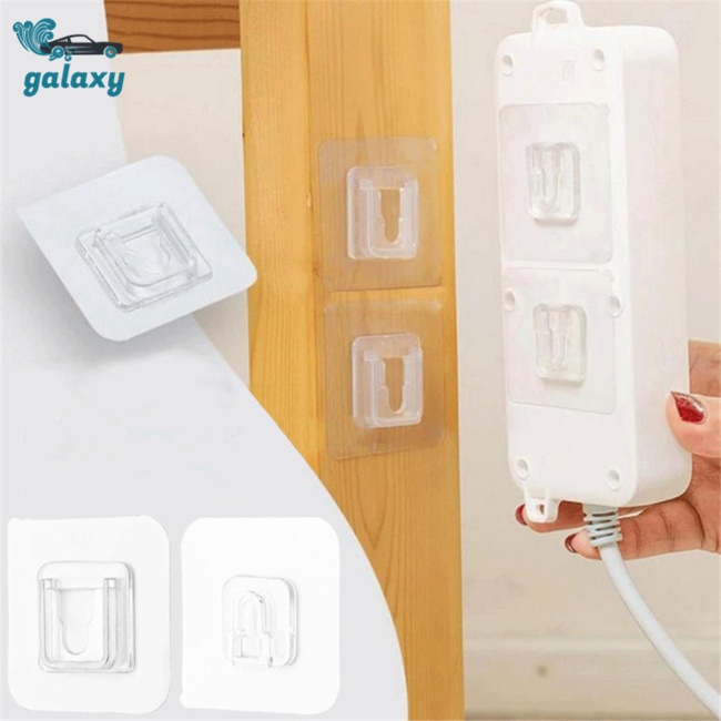 Galaxy Móc Treo Đồ Dán Tường Hai Mặt Trong Suốt Có Giác Hút Tiện Dụng Cho Nhà Bếp