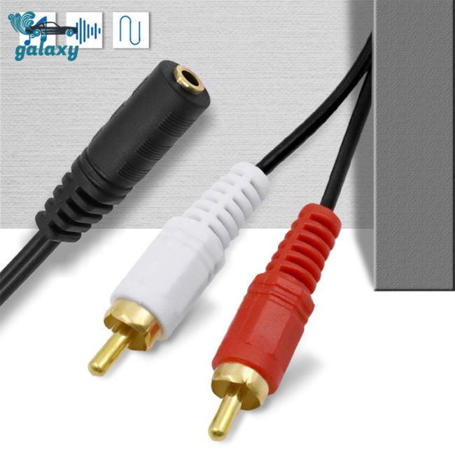 Galaxy Cáp Chuyển Đổi Âm Thanh 3.5mm Sang 2 RCA 3.5 Y 50cm Chuyên Dụng