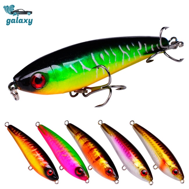 Galaxy Mồi Câu Cá Giả Bằng Nhựa 6 Màu 12g / 8.5cm