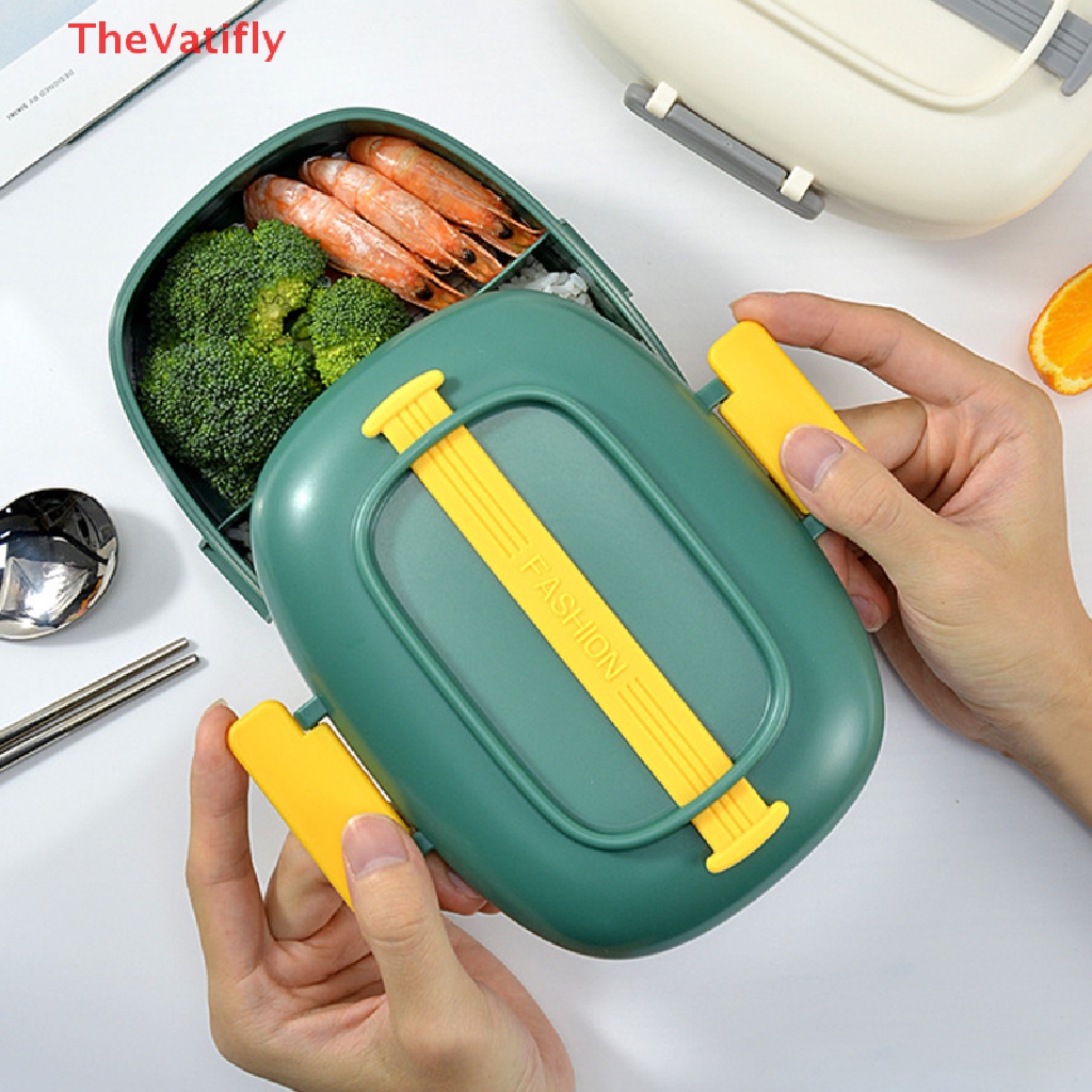 [Thevalifly] Hộp cơm Nhỏ Gọn Có Dây Đeo Thời Trang Và Sáng Tạo Với Hộp Đựng Thức Ăn Nhẹ Di Động Cho Trẻ Em