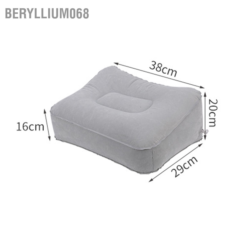 Gối hơi kê chân tạo cảm giác thoái mái - cho trẻ em người lớn đi du lịch máy bay - Beryllium068