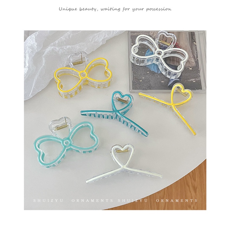 Kẹp Tóc Hình Cá Mập Trong Suốt Cỡ Lớn Thời Trang Mới 2023 Cho Nữ 2023