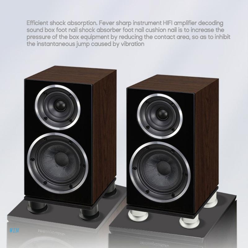 Miếng Lót Chân Chống Trượt Chống Sốc Bằng Hợp Kim Nhôm Cho Bộ Khuếch Đại Âm Thanh Đứ