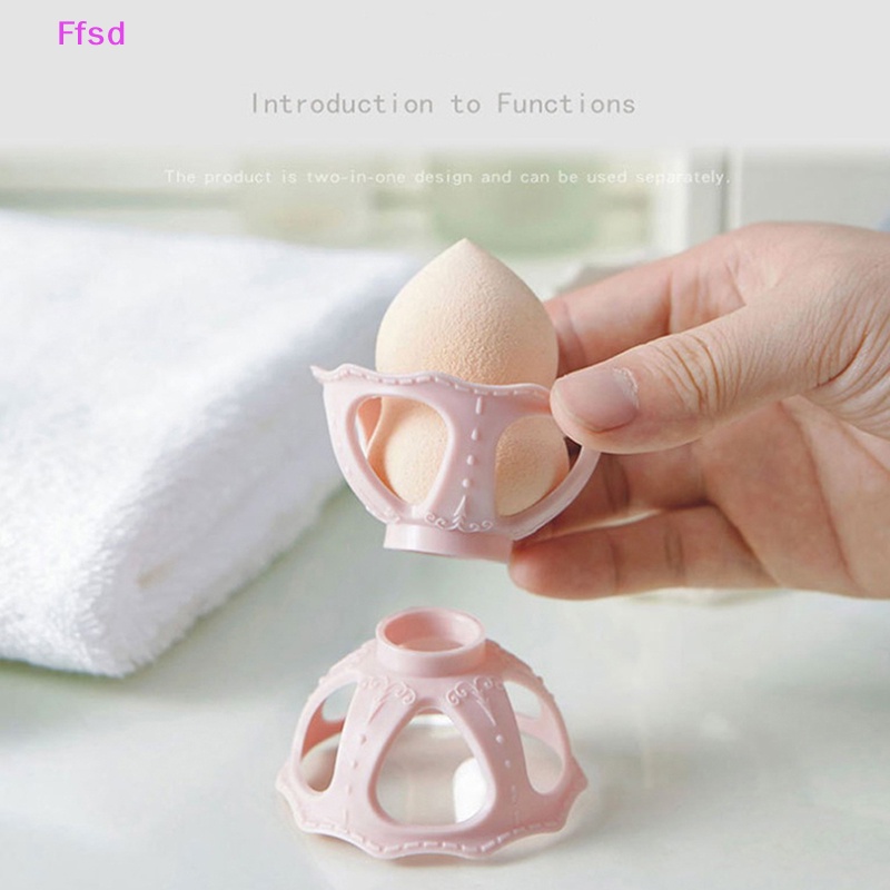 {Ffsd} Set 3 Giá Đỡ Mút Trang Điểm Làm Đẹp Tiện Lợi