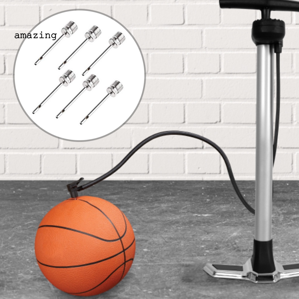 1 Bộ Kim Bơm Hơi Thể Thao Bằng Thép Không Gỉ Kèm Hộp Đựng